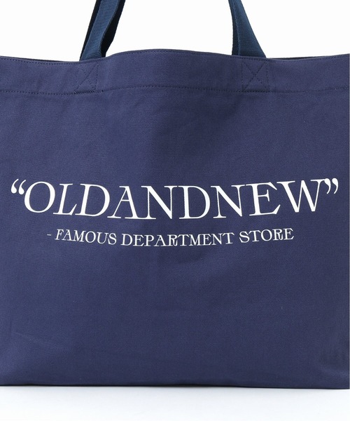 417 EDIFICE（フォーワンセブンエディフィス）の「【ユニセックス】【 FAMOUS DEPARTMENT STORE】 ロゴトートバッグ（トートバッグ・メンズ・パープル/ネイビー/イエロー/アイボリー・FREE）」の14枚目の写真