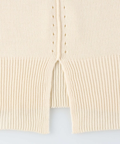 Right-on（ライトオン）の「【HONEYSUCKLE ROSE】バックスリットベスト（ベスト・レディース・ブラウン/オフホワイト・M/L）」の14枚目の写真