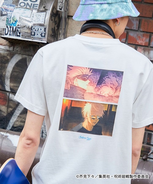 呪術廻戦（ジュジュツカイセン）の「【呪術廻戦】コラボ オーバーサイズカットソー/転写アニメプリント＆ロゴ刺繍（Tシャツ/カットソー・メンズ・ホワイト/ブラック/ホワイト系その他/ブラック系その他/ベージュ系その他/グレイッシュベージュ/ブラック系その他4/ブラック系その他5/ブラック系その他7/ホワイト系その他6/ブラック系その他2/ホワイト系その他3/その他5/その他6/その他3/その他8/その他10/その他1/その他11/その他2/その他4/その他/その他7/その他9/ブラック系その他3/ブラック系その他6/ホワイト系その他5/ホワイト系その他7/ホワイト系その他2/ホワイト系その他4・S/M/L/XL）」の9枚目の写真