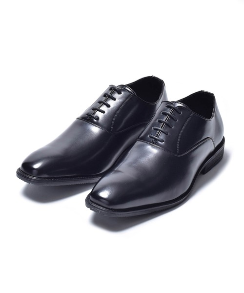 【美品】BENESU ベネシュ　プレーントゥ　革靴　ビジネスシューズ 26.5 プレーントゥ 内羽根 ビジネスシューズ / 防滑ソール（ドレスシューズ