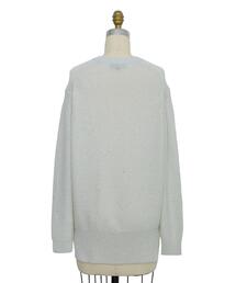 Drawer（ドゥロワー）の「Drawer 7Gスパンコールクルーネック