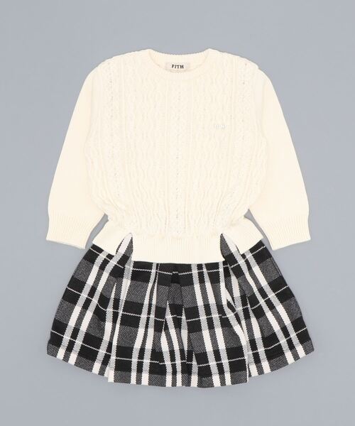 セール ウォッシャブル ニット 布帛ひざ丈ワンピース ワンピース Fith フィス のファッション通販 Zozotown