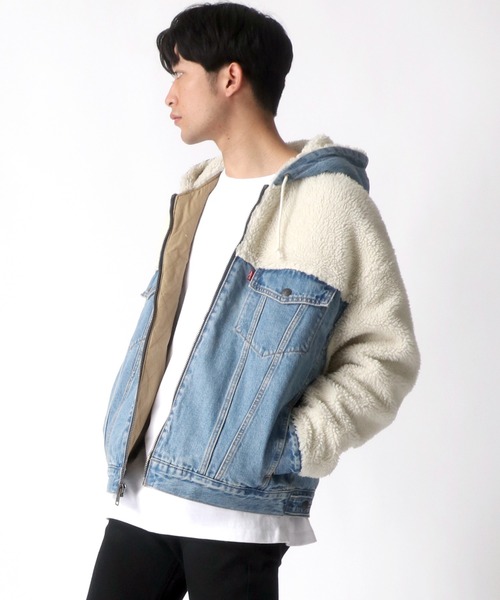 LEVI'S リーバイス ボア×シェルパフリース XL フリース ボアフリース 楽天市場】大きいサイズ メンズ LEVI'S リーバイス ボア