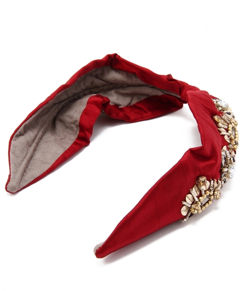 Another Edition(アナザーエディション)の「NAMURATA JOSHIPURA エンブロカチューシャ/ NAMURATA/J EMBR KTS◆(カチューシャ・レディース・ライトグレー/ライトピンク/ワインレッド・フリー)」の4枚目の写真