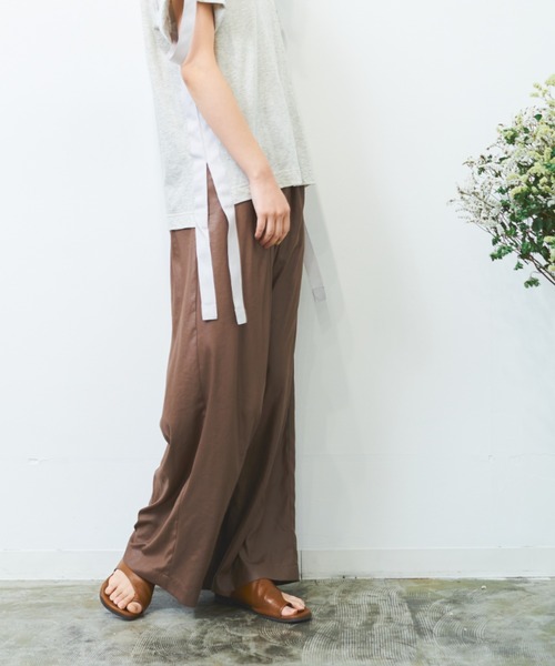 ミューフェスレザーイージーガウチョパンツ その他パンツ Herencia ヘレンチア のファッション通販 Zozotown