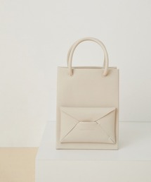 ADAM ET ROPE'（アダムエロペ）の「【WEB限定】【ADD CULUMN】PAKET スクエアバッグ（ハンドバッグ）」