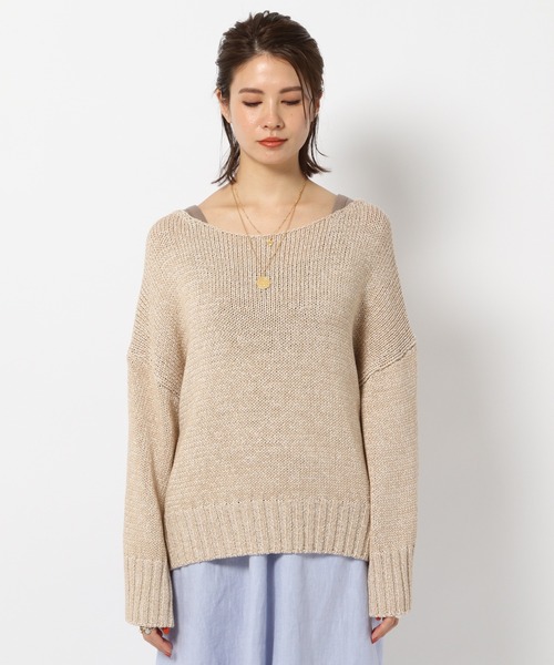 BABYLONE（バビロン）の「BABYLONE/袖フレアニットプルオーバー