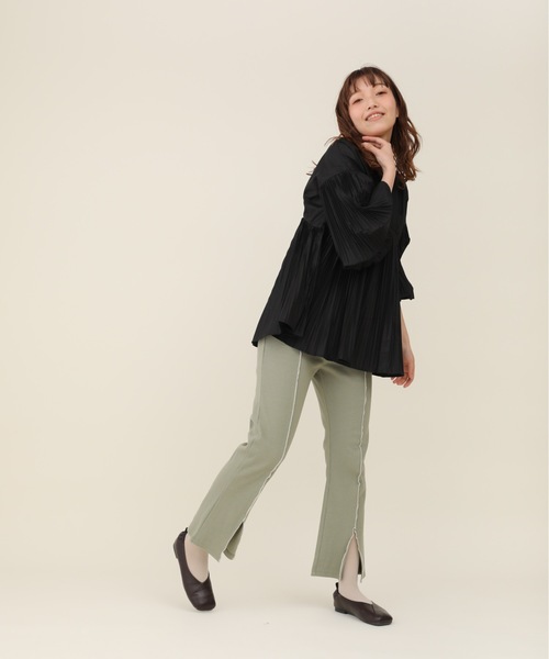 sakishimatokyo(サキシマトーキョー)の「【ZOZO限定】サキシマamp「ルーズギャザーボリューム袖デザインブラウス」(シャツ/ブラウス・レディース・ホワイト/ネイビー/ブラック・FREE)」の20枚目の写真