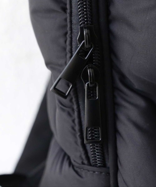 antiqua（アンティカ）の「A4サイズ収納可ボンディングリュック（バックパック/リュック・レディース・カーキ/ブラック・FREE）」の17枚目の写真