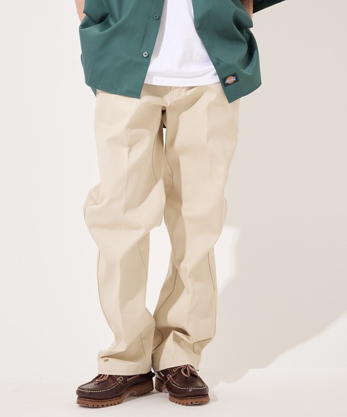 Dickies(ディッキーズ)の「【Dickies】US874 ワークパンツ(チノパンツ・メンズ・ネイビー/ブラック/ブラウン/ベージュ/チャコールグレー/ミント/グリーン/ライトベージュ/ライトブラウン/カーキ/その他/ワイン/グリーン系その他/オフホワイト/レンガ/カモフラージュ・36inch/28inch/30inch/34inch/38inch/32inch)」の2枚目の写真