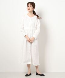 Lugnoncure | リーフ刺繍ワンピース(ワンピース)