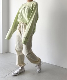 CANAL JEAN | via j(ヴィアジェイ) コットンドローストリングパンツ(その他パンツ)