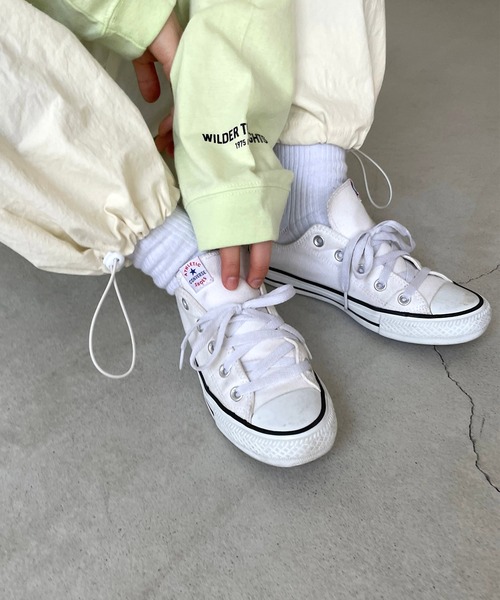 CANAL JEAN（キャナルジーン）の「via j(ヴィアジェイ) コットンドローストリングパンツ（その他パンツ・レディース・ブラック/アイボリー・ONE SIZE）」の5枚目の写真