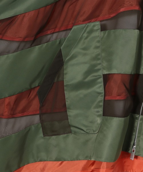 Sacai（サカイ）の「SACAI / ドッキングボーダーブルゾン（ブルゾン・レディース・オリーブ/ブラック・1）」の10枚目の写真