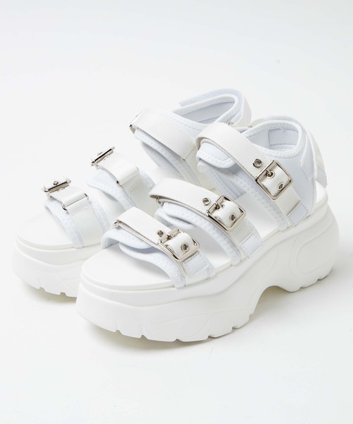 WEGO（ウィゴー）の「WEGO/ボリュームスポーツサンダル（サンダル・レディース・ホワイト/ブラック/ベージュ/ブラウン/その他1/その他3/その他2・SMALL/MEDIUM/LARGE）」の19枚目の写真