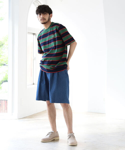 BEAMS（ビームス）の「BEAMS / デニム 2プリーツ ショーツ（その他パンツ・メンズ・ネイビー/ブルー・SMALL/MEDIUM/LARGE/X-LARGE）」の9枚目の写真