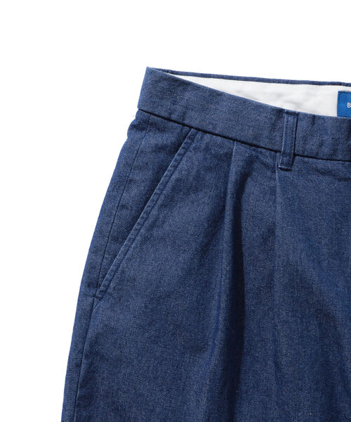 BEAMS（ビームス）の「BEAMS / デニム 2プリーツ ショーツ（その他パンツ・メンズ・ネイビー/ブルー・SMALL/MEDIUM/LARGE/X-LARGE）」の11枚目の写真