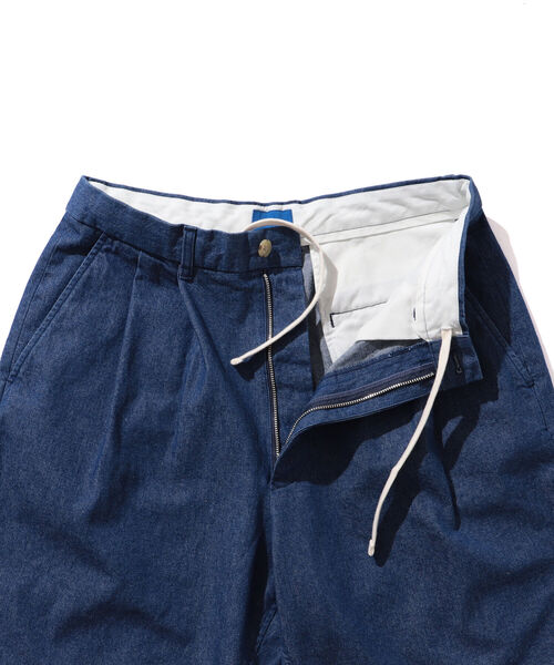 BEAMS（ビームス）の「BEAMS / デニム 2プリーツ ショーツ（その他パンツ・メンズ・ネイビー/ブルー・SMALL/MEDIUM/LARGE/X-LARGE）」の13枚目の写真