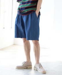 BEAMS | BEAMS / デニム 2プリーツ ショーツ(その他パンツ)