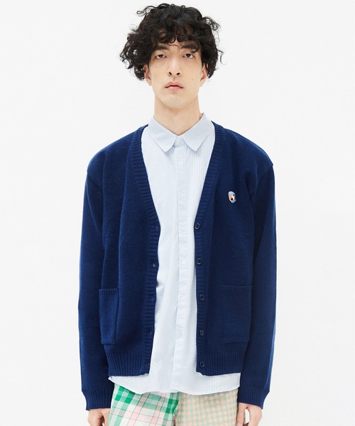 Kanco（カンコ）の「【Kanco】LOGO CARDIGAN / カンコ パロット
