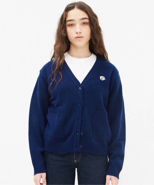 ☆韓国の人気☆【KANCO】☆KANCO LOGO CARDIGA.N☆カーディガン ☆韓国の人気☆【KANCO】☆KANCO LOGO CARDIGA.N☆カーディガン