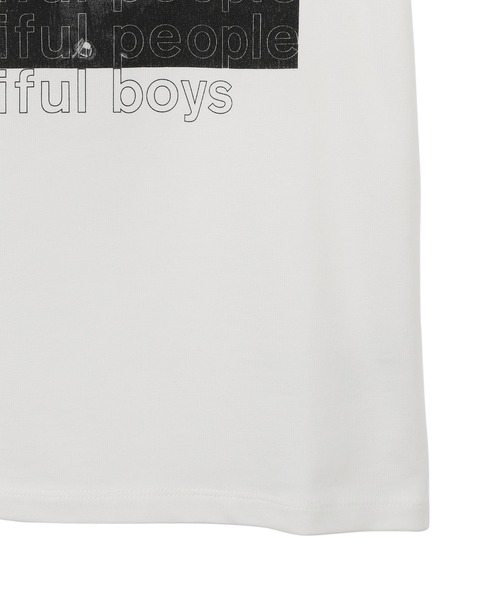 beautiful people（ビューティフルピープル）の「Beautiful people suvin pima jersey Beastie Boys T-shirt - 1115310418（Tシャツ/カットソー・レディース・ホワイト/ブラック・MEDIUM/SMALL）」の3枚目の写真