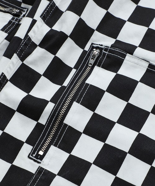 X-girl（エックスガール）の「#1 SKATER TWILL FLIGHT OVERALLS（つなぎ/オールインワン・レディース・ブラック/マルチ・S/M/XS）」の12枚目の写真