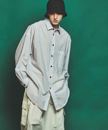 MAISON SPECIAL | 《ユニセックスアイテム》マルチファブリックストライププライムオーバーシャツコート 【MAISON SPECIAL/メゾンスペシャル】(シャツ/ブラウス)