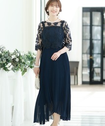 ロング&七分袖 フォーマル シアーブラウス 結婚式 ワンピースドレス オケージョンドレス お呼ばれ 二次会 成人式 同窓会 謝恩会 20代 30代