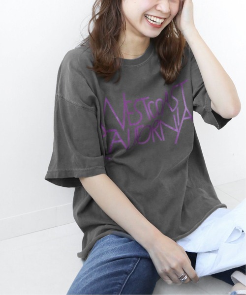 THE DAY ON THE BEACH（ザデイオンザビーチ）の「【THE DAY ON THE BEACH】cut off t-shirts：Tシャツ◆（Tシャツ/カットソー・レディース・ネイビー/ホワイト/グレー/ブラック・FREE）」の17枚目の写真