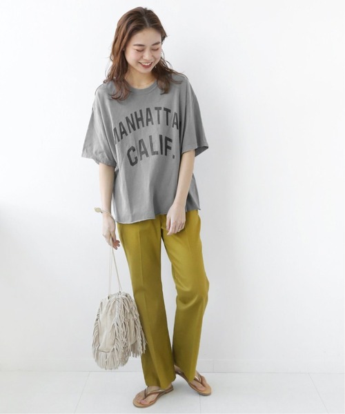 THE DAY ON THE BEACH（ザデイオンザビーチ）の「【THE DAY ON THE BEACH】cut off t-shirts：Tシャツ◆（Tシャツ/カットソー・レディース・ネイビー/ホワイト/グレー/ブラック・FREE）」の11枚目の写真