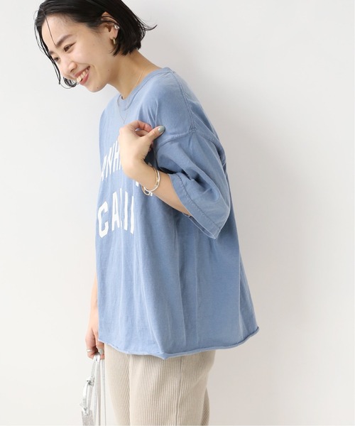 THE DAY ON THE BEACH（ザデイオンザビーチ）の「【THE DAY ON THE BEACH】cut off t-shirts：Tシャツ◆（Tシャツ/カットソー・レディース・ネイビー/ホワイト/グレー/ブラック・FREE）」の13枚目の写真