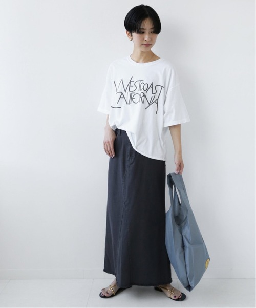 THE DAY ON THE BEACH（ザデイオンザビーチ）の「【THE DAY ON THE BEACH】cut off t-shirts：Tシャツ◆（Tシャツ/カットソー・レディース・ネイビー/ホワイト/グレー/ブラック・FREE）」の18枚目の写真