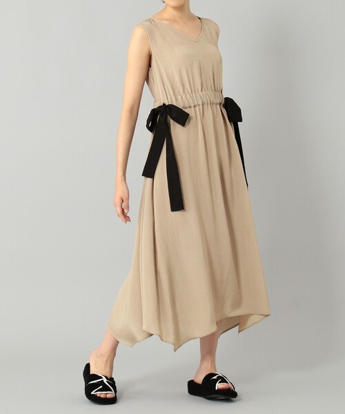 GRACE CONTINENTAL(グレースコンチネンタル)の「【LIFE STYLE WEAR】サテンイージードレス(ワンピース・レディース・ベージュ・36)」の11枚目の写真