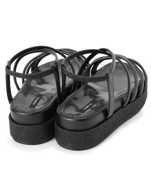 En Punto（エンプント）の「【残り オレンジL】ストラップスポーツサンダル（サンダル・レディース・オレンジ/ネイビー系6/ブラック/アイボリー・S/M/L/LL）」の6枚目の写真