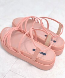 En Punto | 【残り オレンジL】ストラップスポーツサンダル(サンダル)