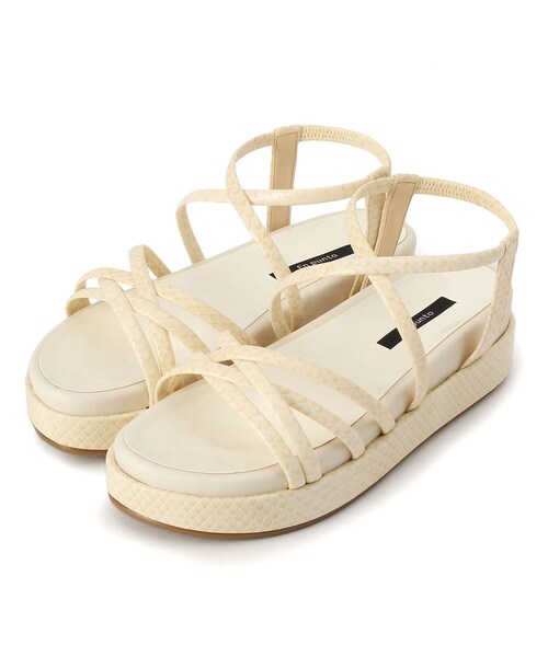 En Punto（エンプント）の「【残り オレンジL】ストラップスポーツサンダル（サンダル・レディース・オレンジ/ネイビー系6/ブラック/アイボリー・S/M/L/LL）」の19枚目の写真