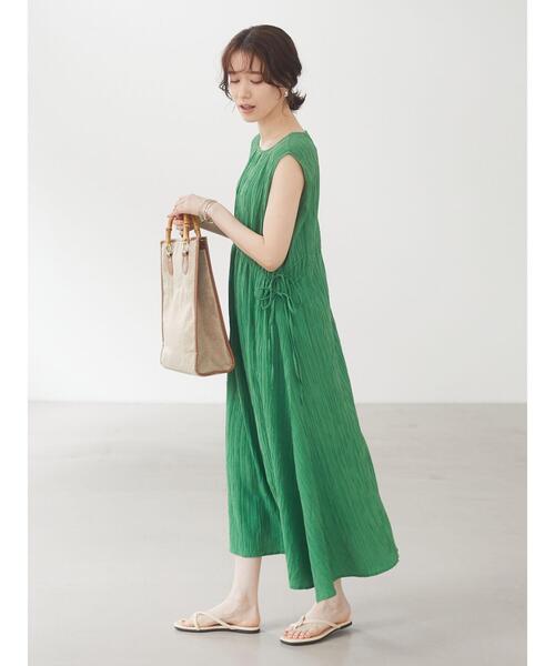 Green　Parks（グリーンパークス）の「・バンブーハンドルスクエアトート＊（トートバッグ・レディース・ベージュ/ブラウン/アイボリー・FREE）」の9枚目の写真