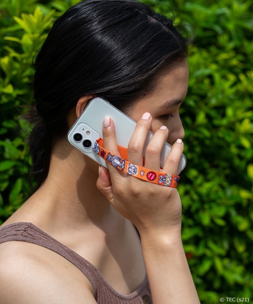 Tom&Jerry(トムアンドジェリー)の「【公式】トムとジェリー スマホループリボン(スマホグッズ・レディース・ホワイト/ライトブルー/ブラック/オレンジ/ブルー/クリーム・FREE)」の1枚目の写真