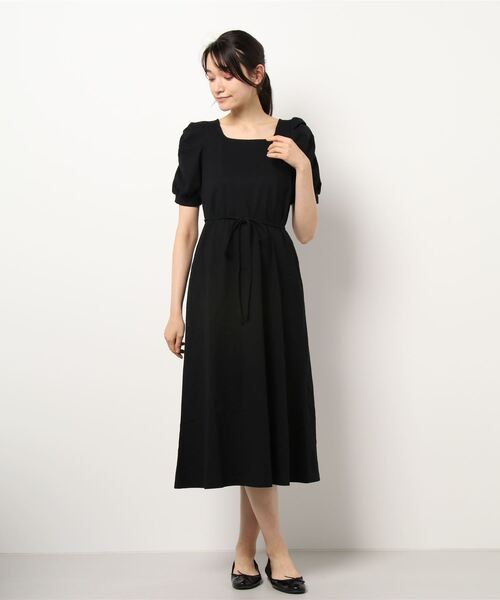 NOMAE(ノーマエ)の「【NOMAE】カットソーギャザースリーブワンピース(ワンピース・レディース・ベージュ/ライトブルー/ブラック/レッド・FREE)」の11枚目の写真