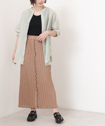 N.（N. Natural Beauty Basic） | ◆カットプリーツタイトスカート(スカート)