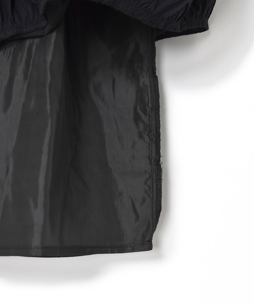 w closet（ダブルクローゼット）の「ティアードドッキングワンピース（ワンピース・レディース・チャコールグレー/ブラック/モカ・FREE）」の12枚目の写真