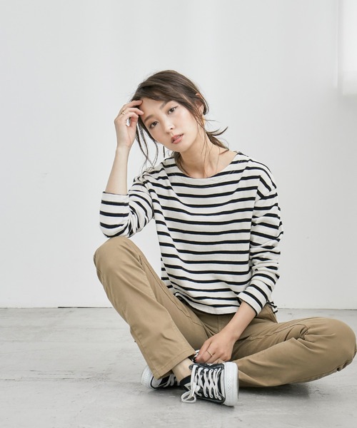 Fashion Letter(ファッションレター)の「ストレッチカーゴパンツ(カーゴパンツ・レディース・カーキ/ベージュ/ブラック・M/L/LL/4L/3L)」の8枚目の写真