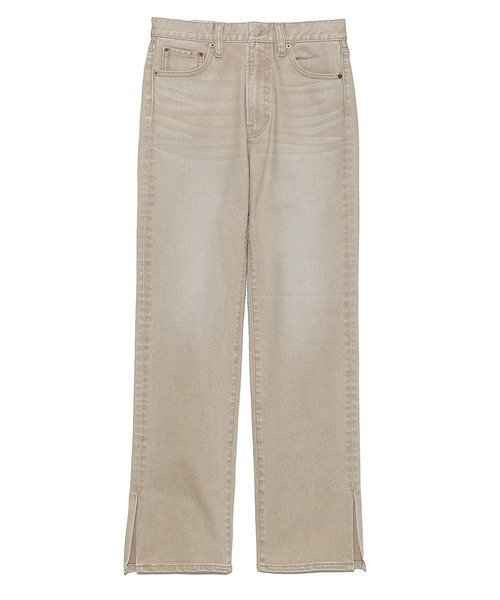 Mila Owen(ミラオーウェン)の「サイドスリットストレートデニムパンツ(デニムパンツ・レディース・ライトブルー/ベージュ/ワインレッド・1/0)」の16枚目の写真