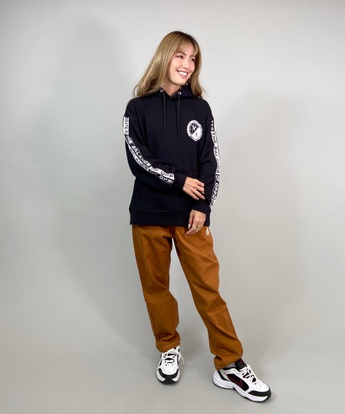 RVCA(ルーカ)の「RVCA/ルーカ ビッグシルエット ラインテープ柄 バックプリントパーカー/セットアップ対応 BB044-028(パーカー・レディース・ブラック/グレー/ホワイト・XS/S)」の22枚目の写真