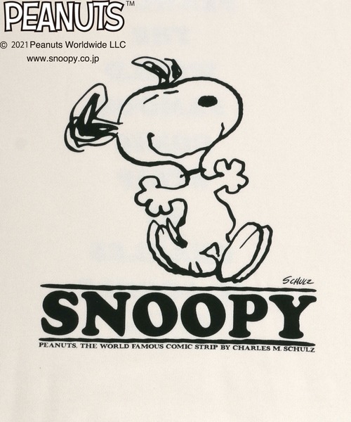 PEANUTS(ピーナッツ)の「SNOOPY PEANUTS/スヌーピーキャラクタープリント スウェットトレーナー(スウェット・レディース・ホワイト/ブラウン/ピンク/ホワイト系その他/ブルーグリーン・M/L)」の15枚目の写真