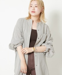 CIAOPANIC | ストライプヨークギャザーシャツ(シャツ/ブラウス)