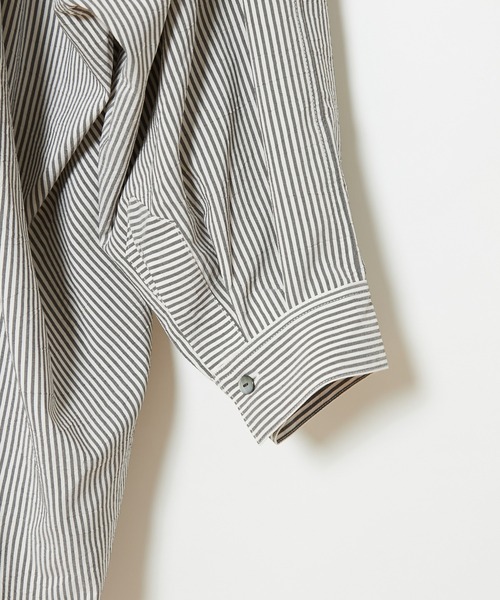 CIAOPANIC（チャオパニック）の「ストライプヨークギャザーシャツ（シャツ/ブラウス・レディース・オフホワイト/カーキ・FREE）」の21枚目の写真