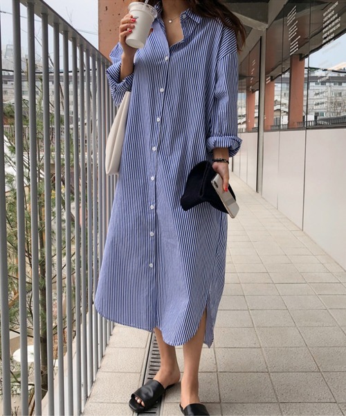 セール 韓国風シャツワンピース シャツワンピース Aimoha アイモハ のファッション通販 Zozotown