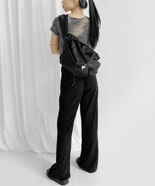 LVEU.（ラブユ.）の「Buckle design bag / バックルデザインバッグ（ショルダーバッグ・レディース・ブラック・FREE）」の8枚目の写真